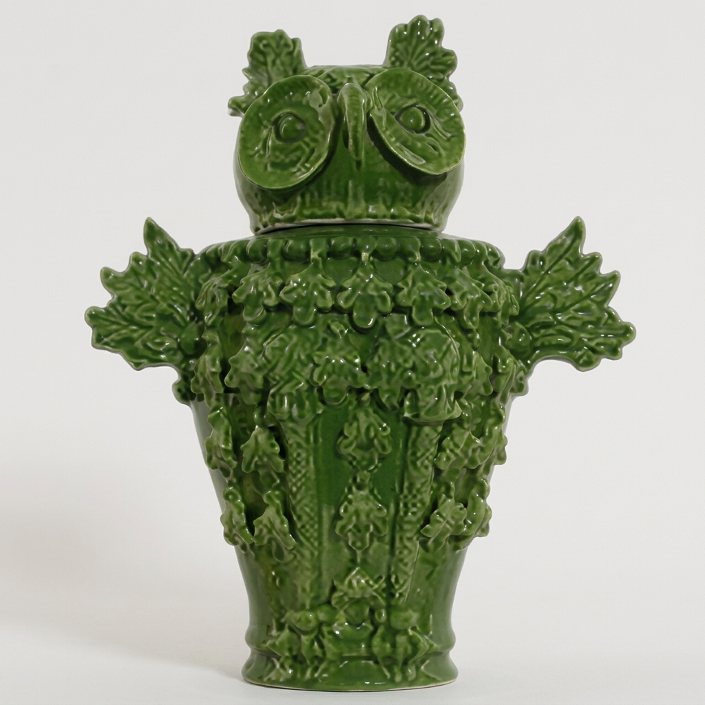 Civetta verde foglia, 1 frontale