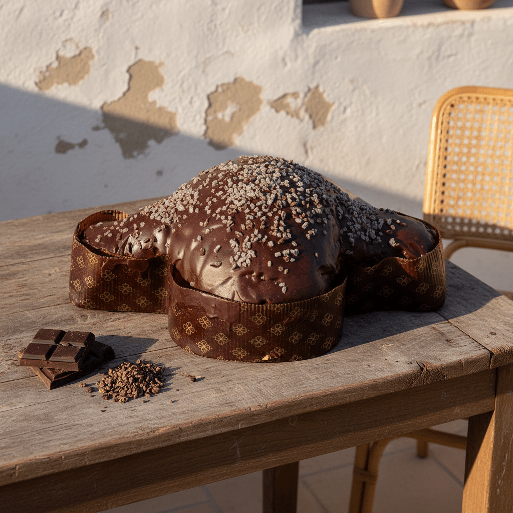 Colomba Glassata Cioccolato - Sua Maestà Sicilia