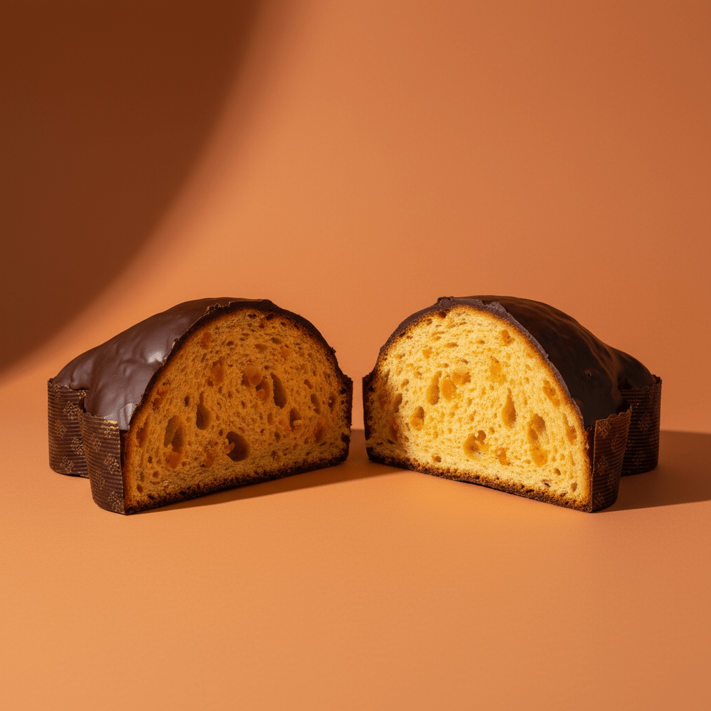 Colomba Glassata Cioccolato con Arancia candita di Sicilia 1kg - Sua Maestà Sicilia