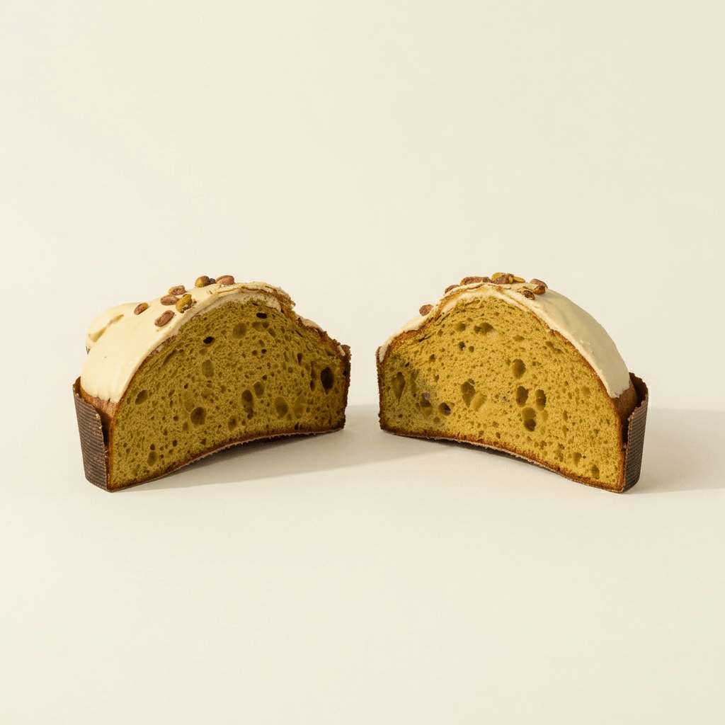 Colomba Pistacchio 1kg con crema spalmabile al pistacchio 200g - Sua Maestà Sicilia