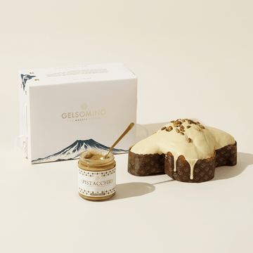 Colomba Pistacchio 1kg con crema spalmabile al pistacchio 200g - Sua Maestà Sicilia