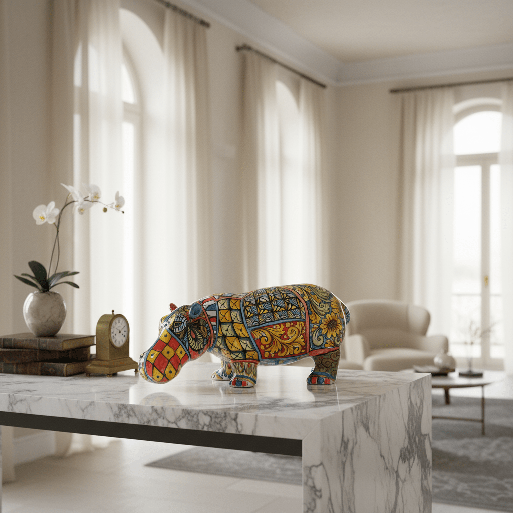 Ippopotamo Sicilyart - Sua Maestà Sicilia