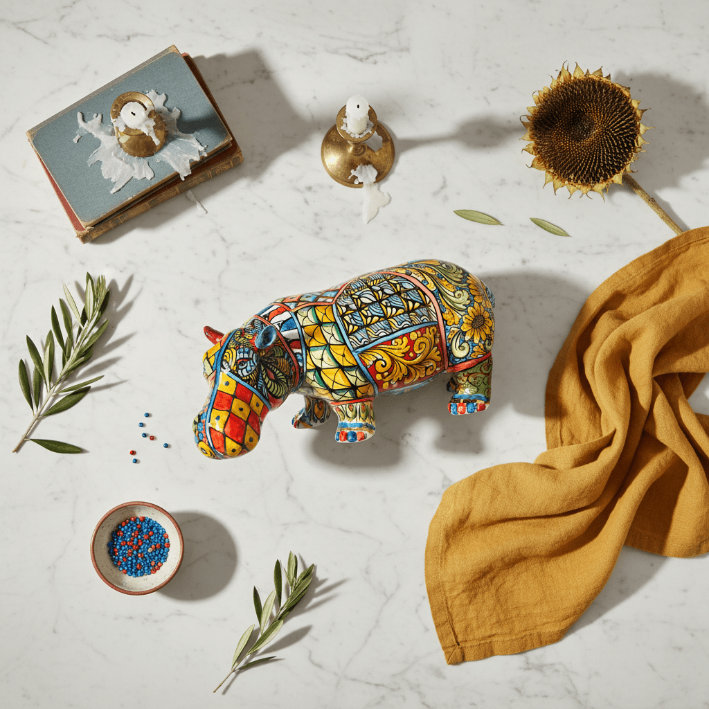 Ippopotamo Sicilyart - Sua Maestà Sicilia