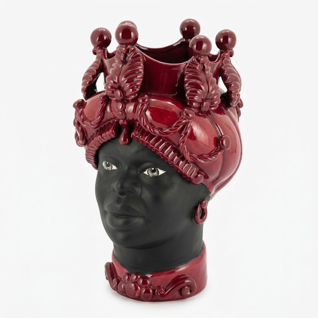 Kore Foglie Bordeaux donna, tre quarti