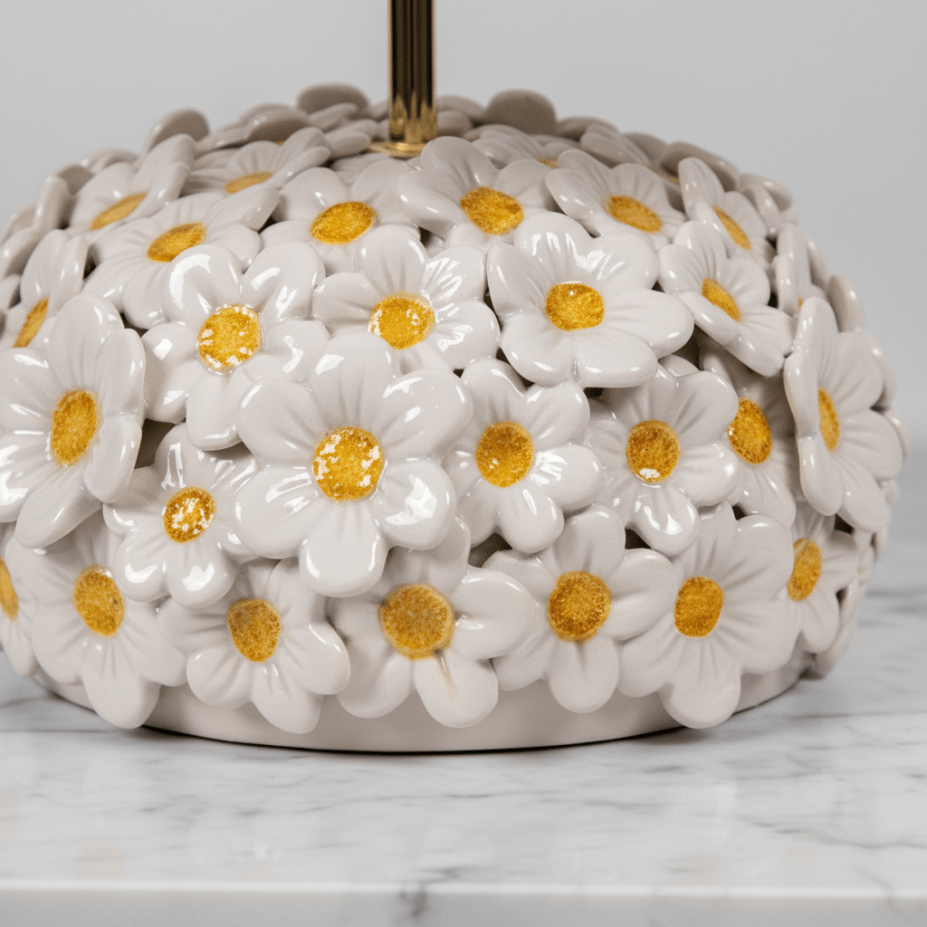 Lume margherite bianche medium - Sua Maestà Sicilia