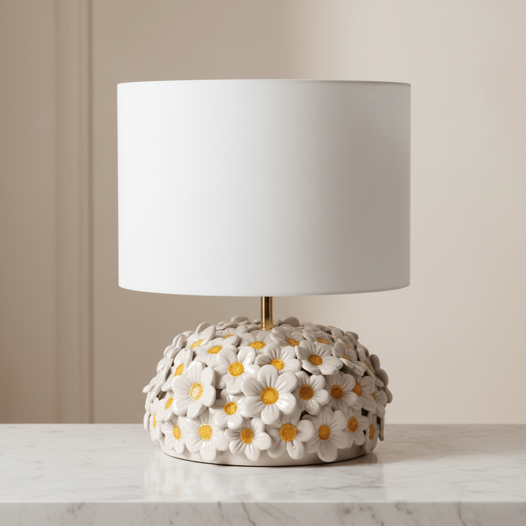 Lume margherite bianche medium - Sua Maestà Sicilia