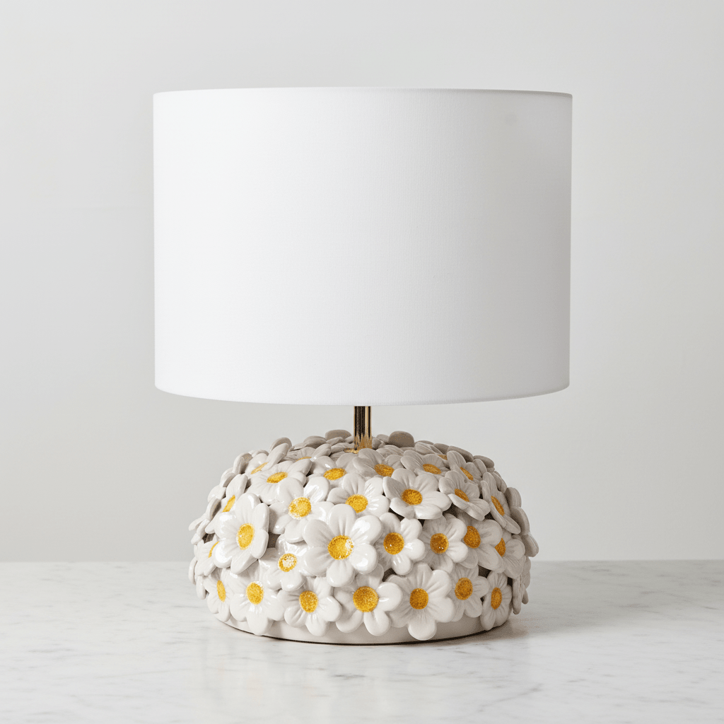 Lume margherite bianche medium - Sua Maestà Sicilia