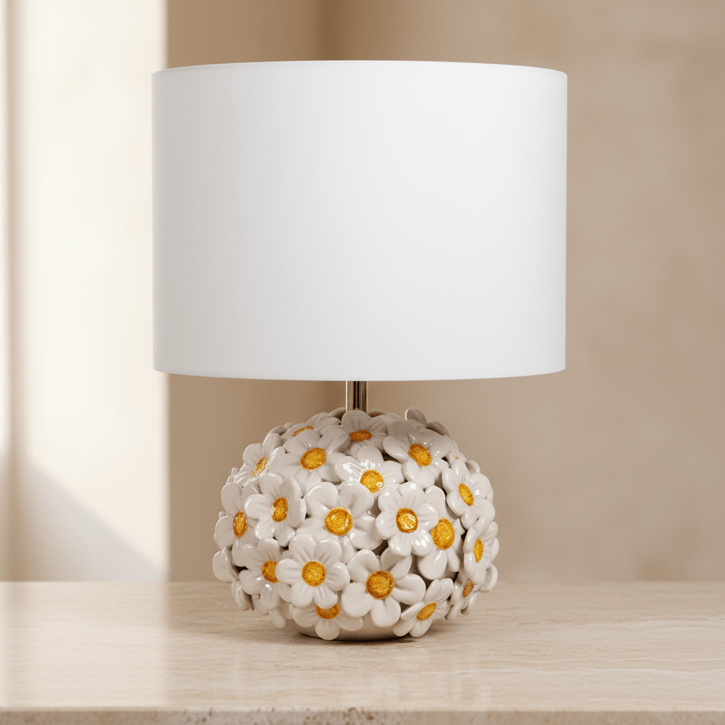 Lume margherite bianche small - Sua Maestà Sicilia