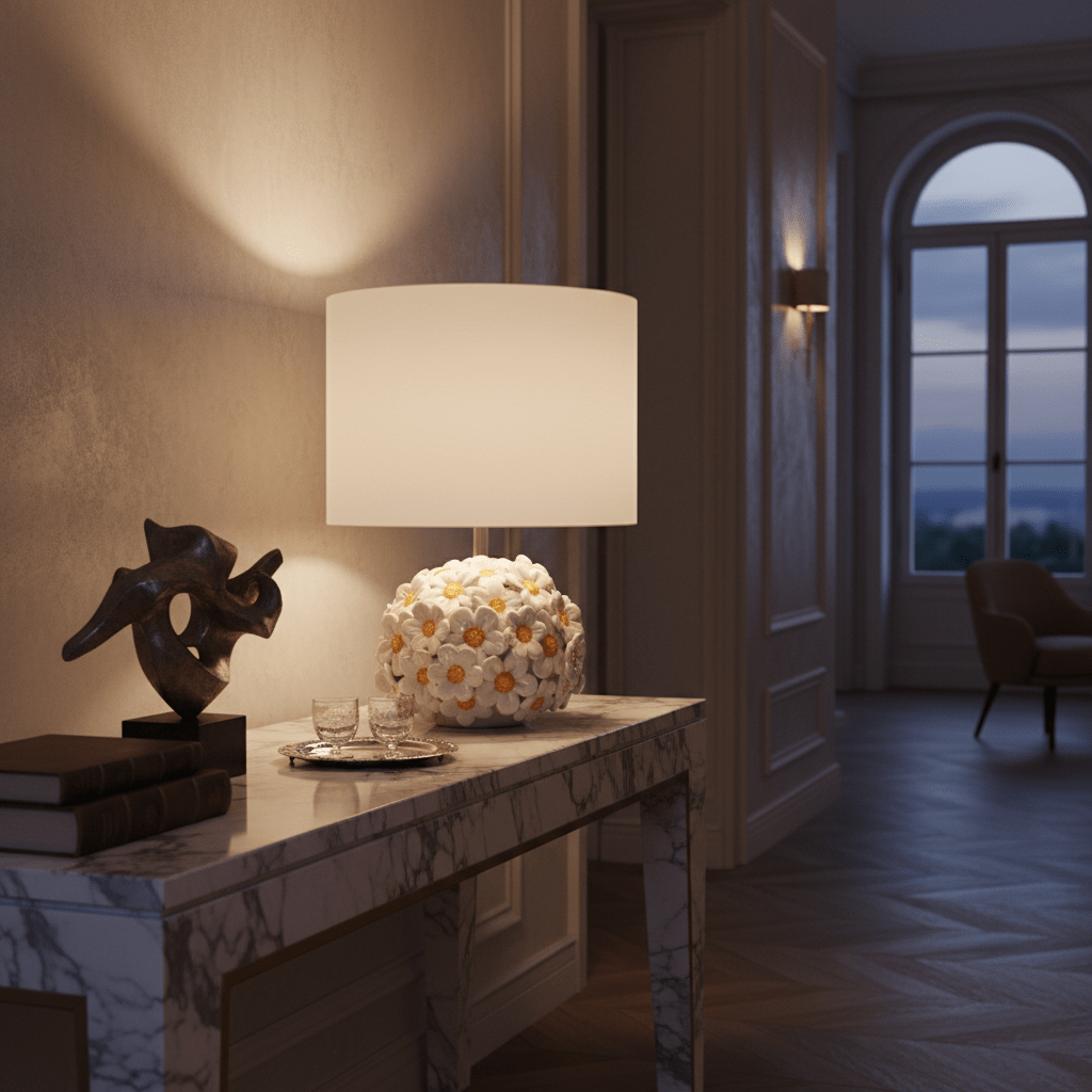 Lume margherite bianche small - Sua Maestà Sicilia