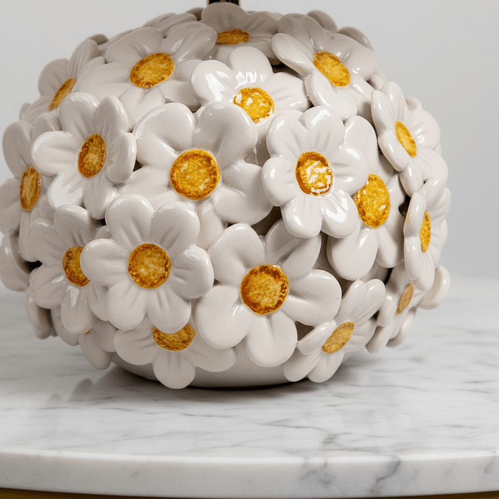 Lume margherite bianche small - Sua Maestà Sicilia