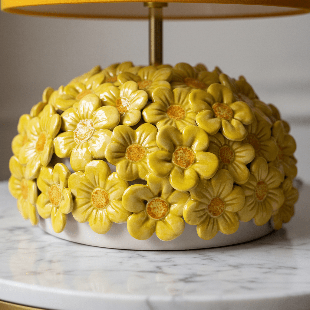 Lume margherite gialle medium - Sua Maestà Sicilia