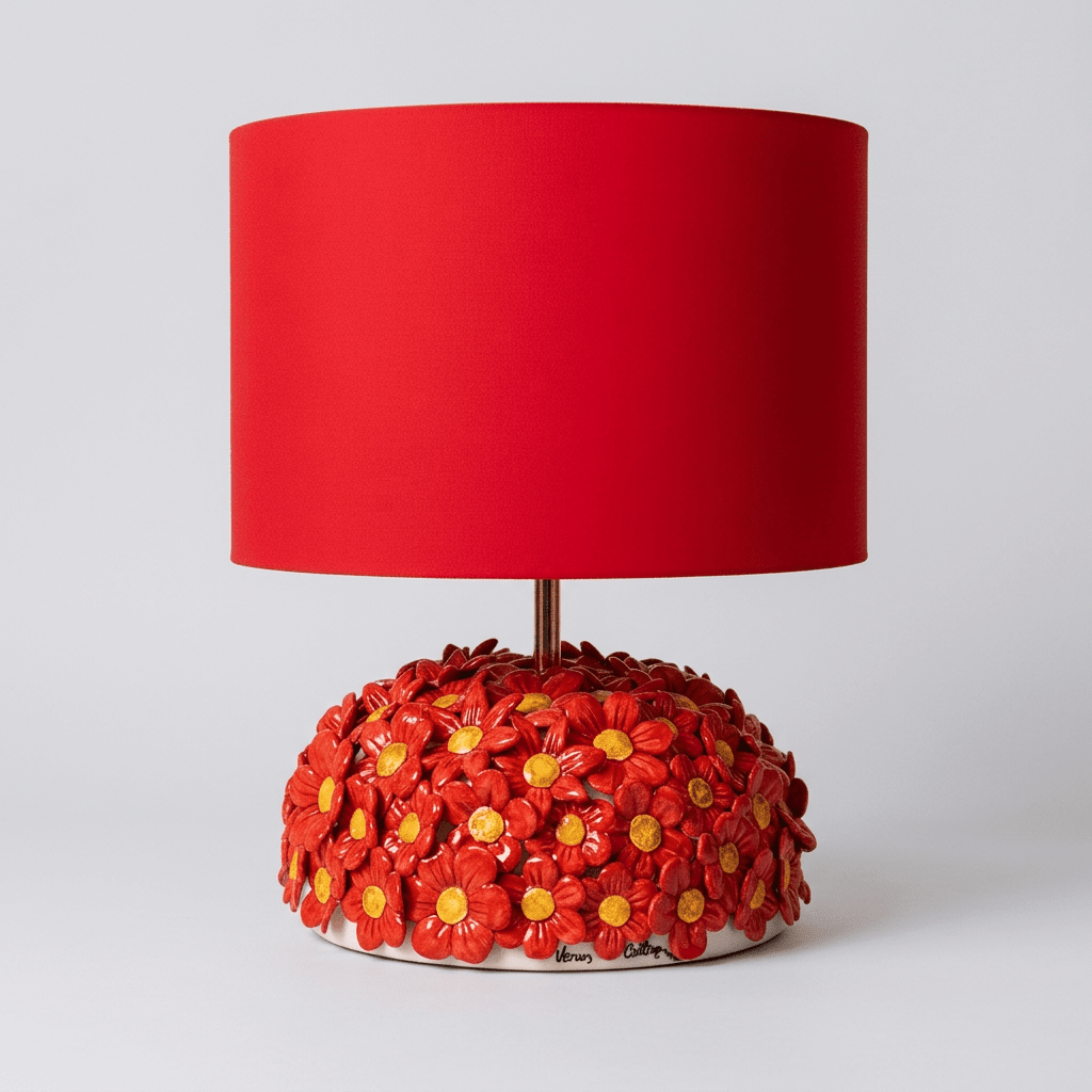 Lume Margherite Rosse - Sua Maestà Sicilia