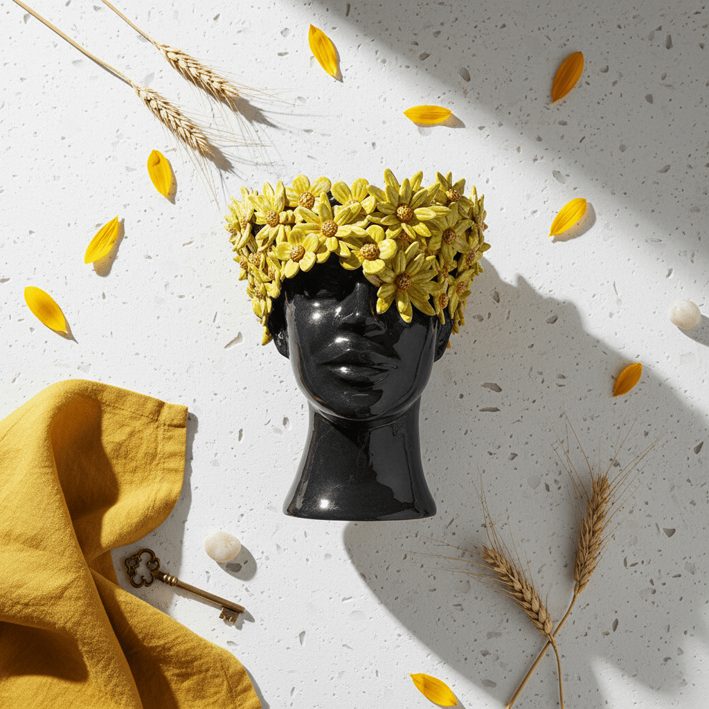 Margherita gialla volto nero - Sua Maestà Sicilia