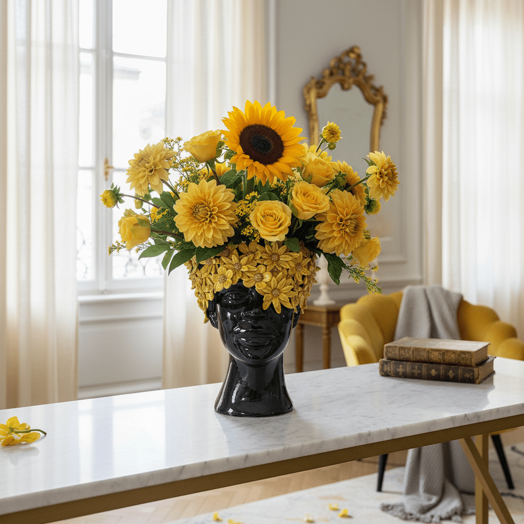 Margherita gialla volto nero - Sua Maestà Sicilia