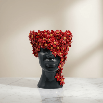 Margherita rossa volto nero - Sua Maestà Sicilia