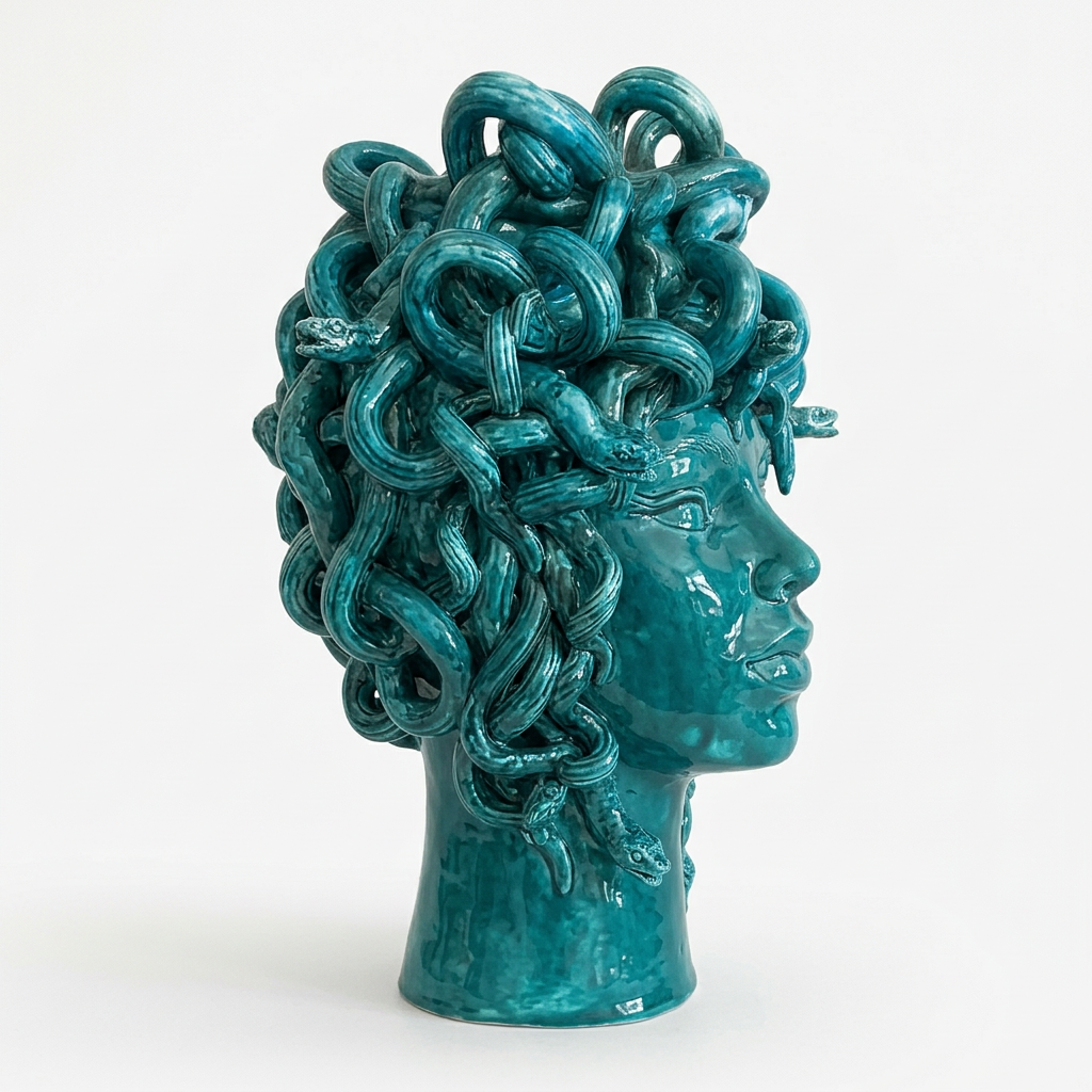 Medusa donna, 4 profilo