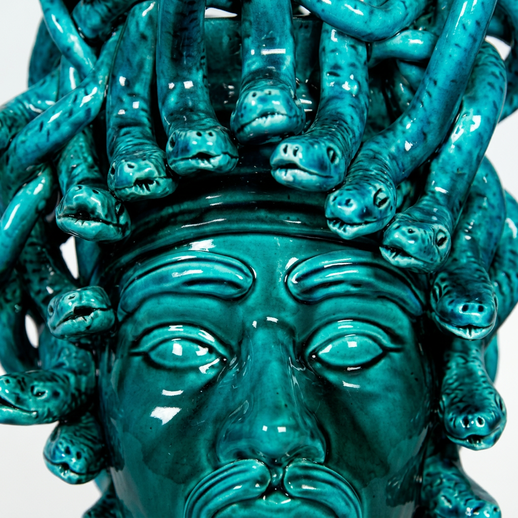 Medusa uomo, 3 dettaglio