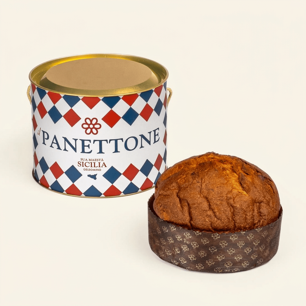 Panettone Cioccolato e arancia candita di Sicilia 1 kg - Sua Maestà Sicilia