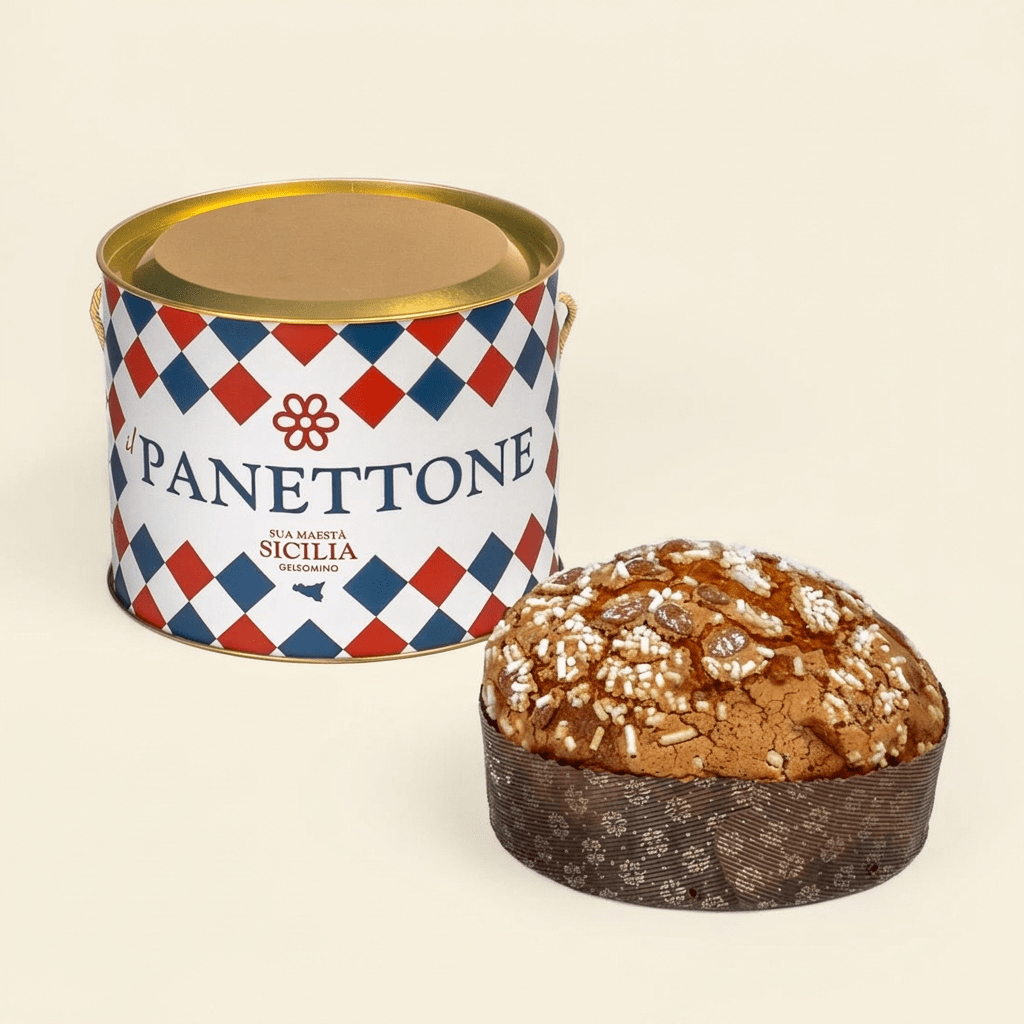 Panettone Mandorlato 1 kg - Sua Maestà Sicilia