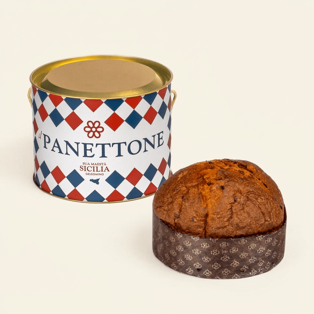 Panettone Pera e Cioccolato di Modica I.G.P. 1 kg - Sua Maestà Sicilia
