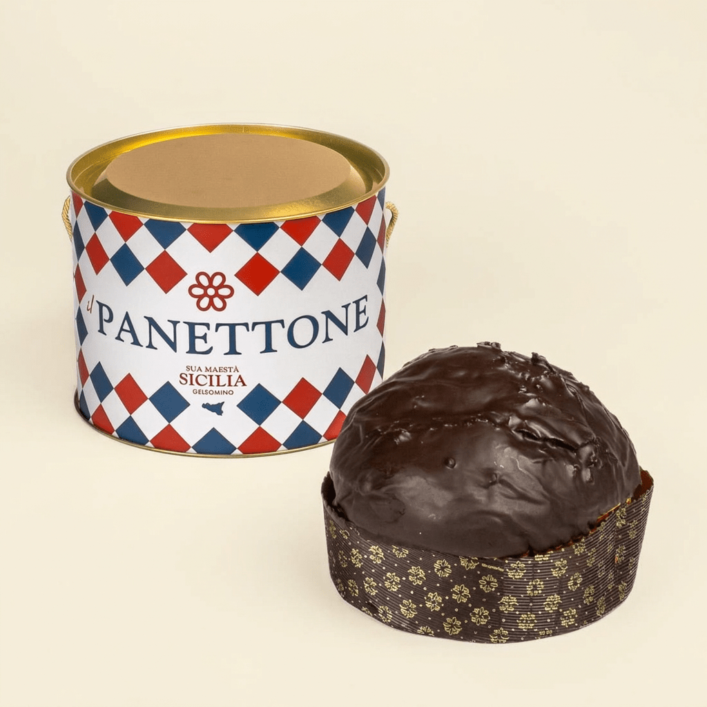 Panettone Rum e Cioccolato 1 kg - Sua Maestà Sicilia