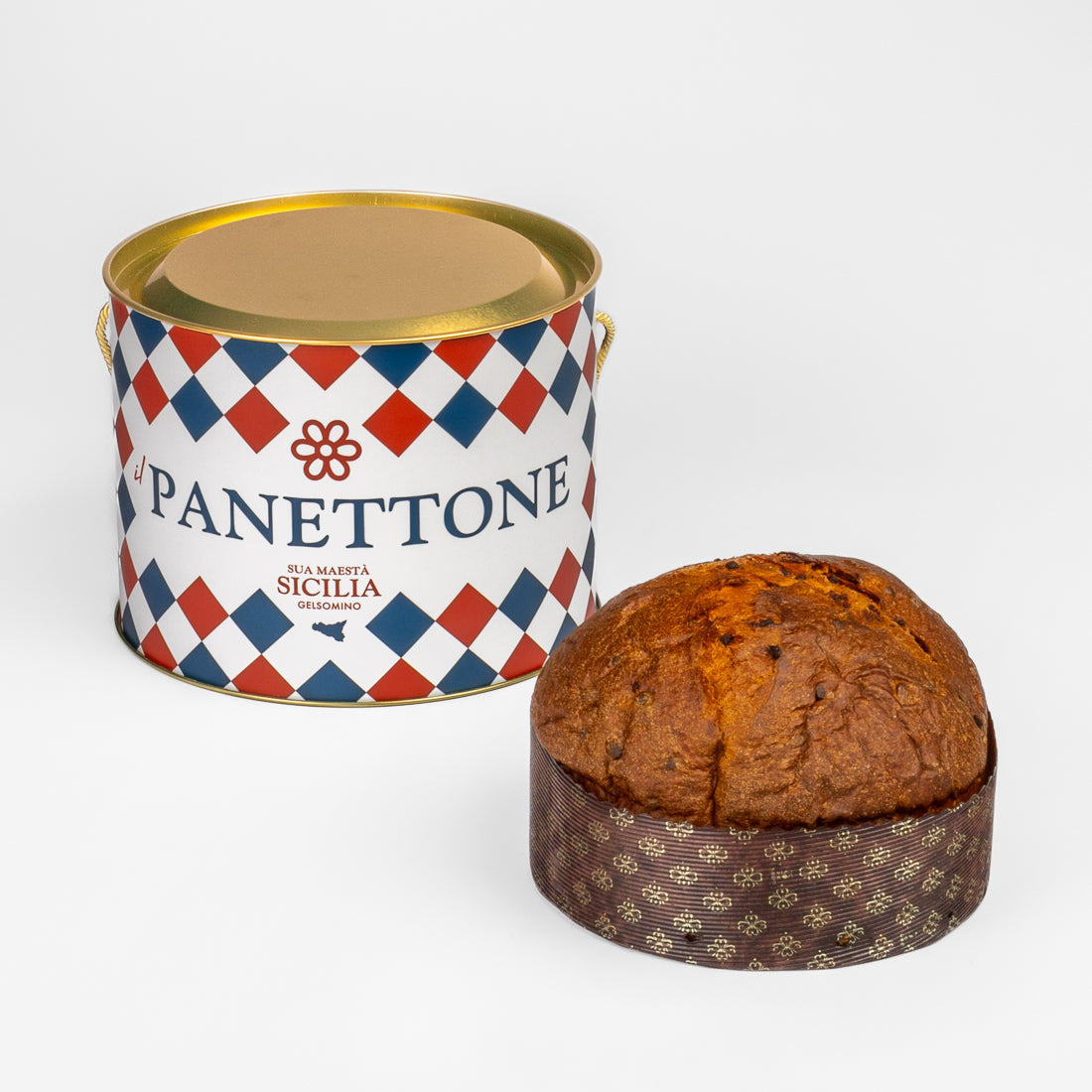 Panettone with Pear and Modica PGI Chocolate