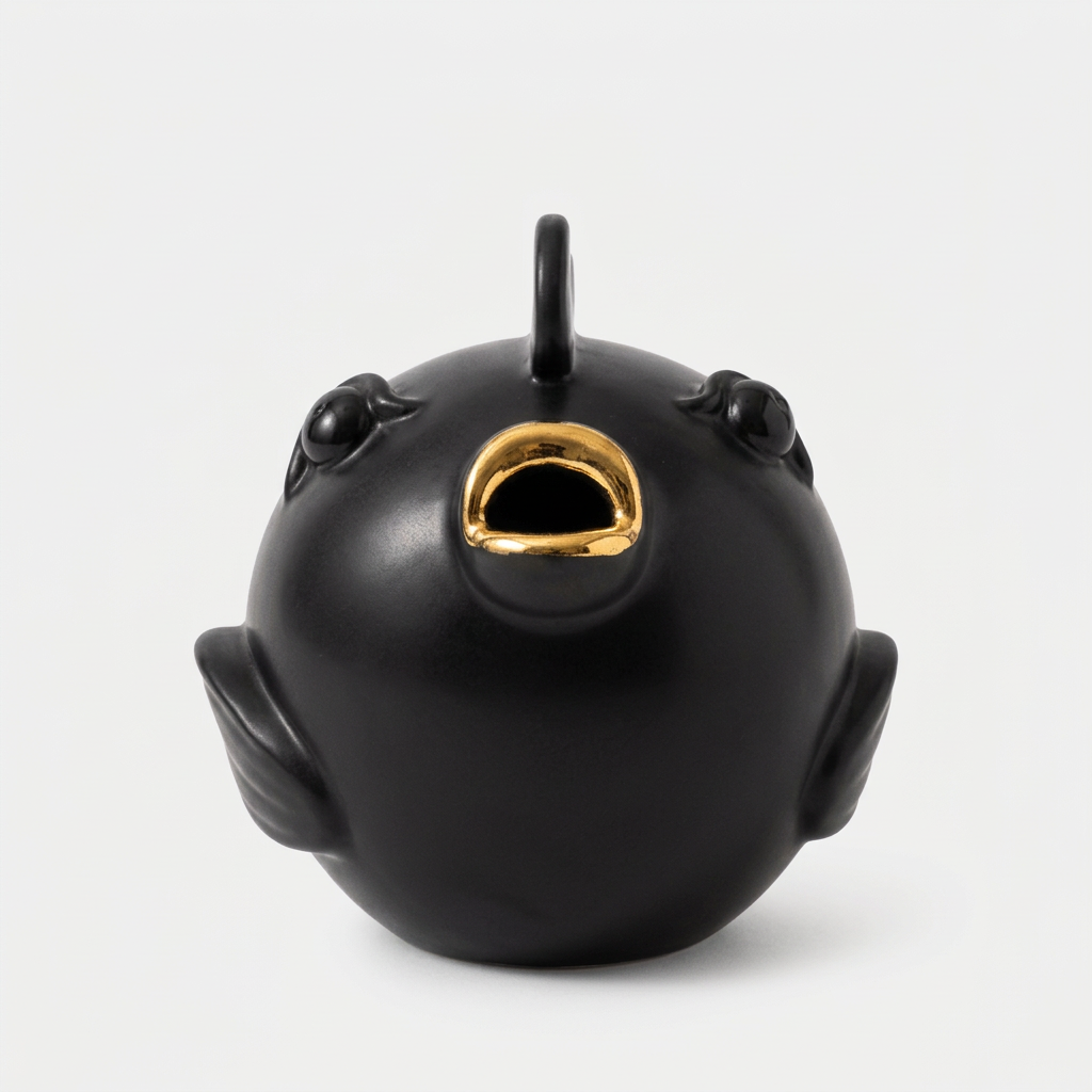Pesce Oro Nero, 1 frontale