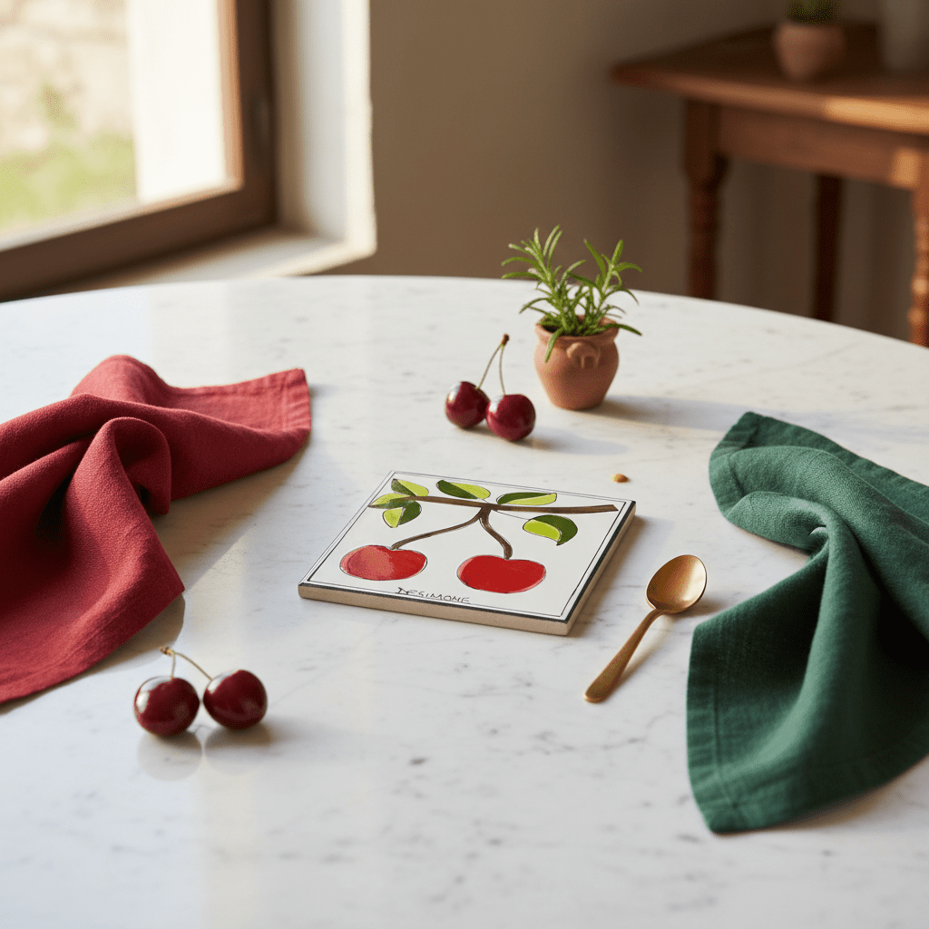 Piastrella Ciliegie - Sua Maestà Sicilia