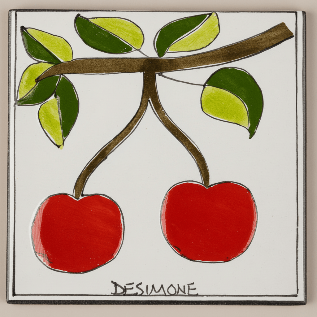 Piastrella Ciliegie - Sua Maestà Sicilia