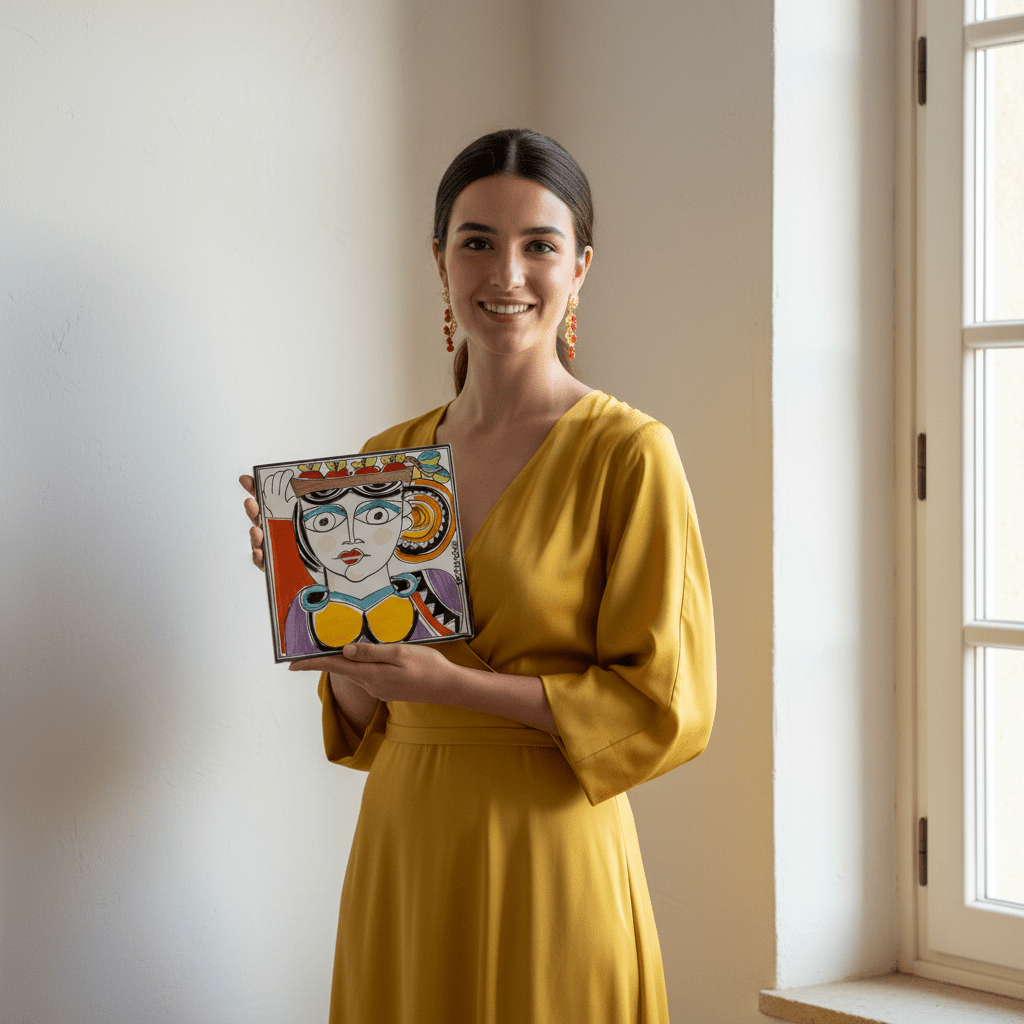 Piastrella Donna - Sua Maestà Sicilia