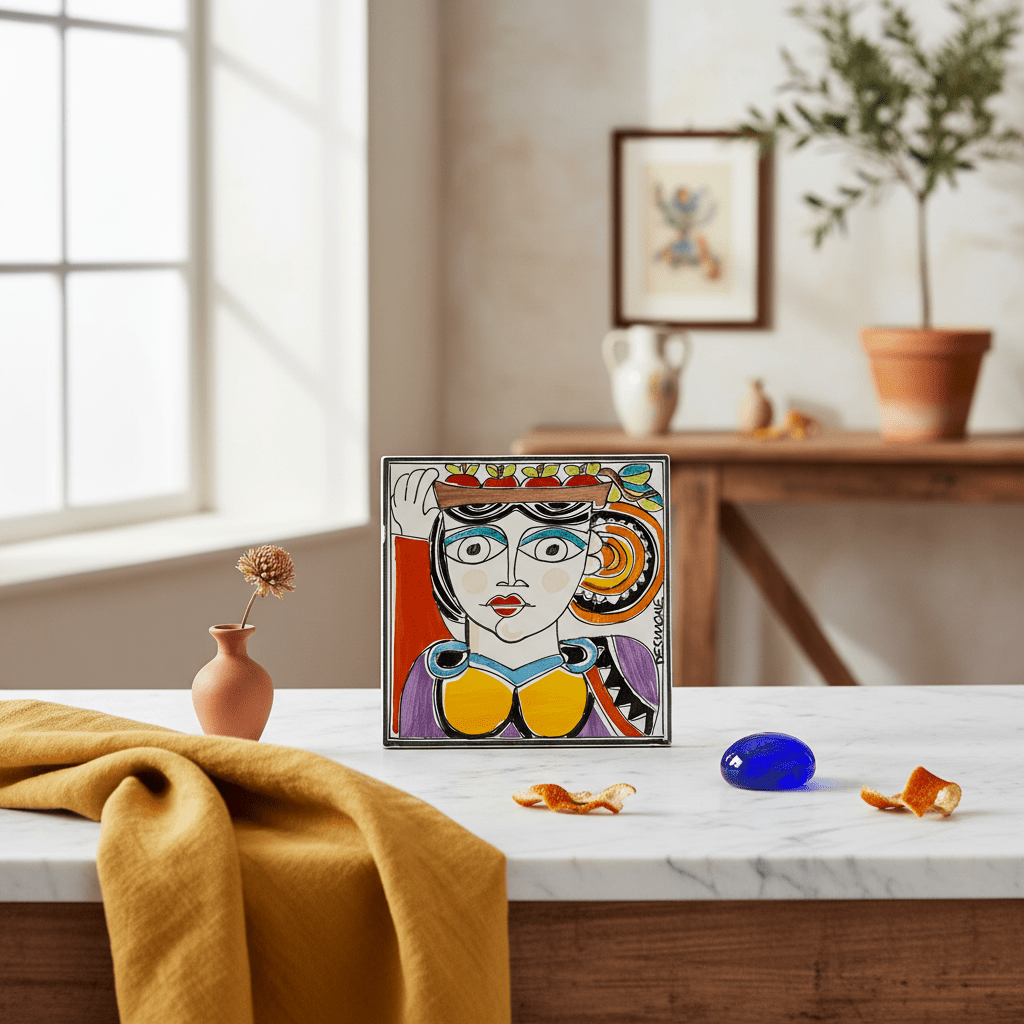 Piastrella Donna - Sua Maestà Sicilia