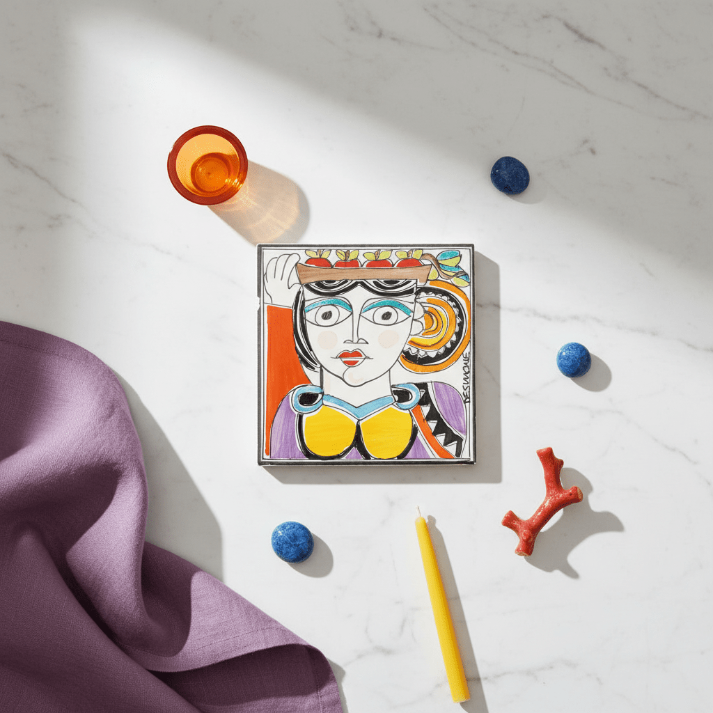 Piastrella Donna - Sua Maestà Sicilia