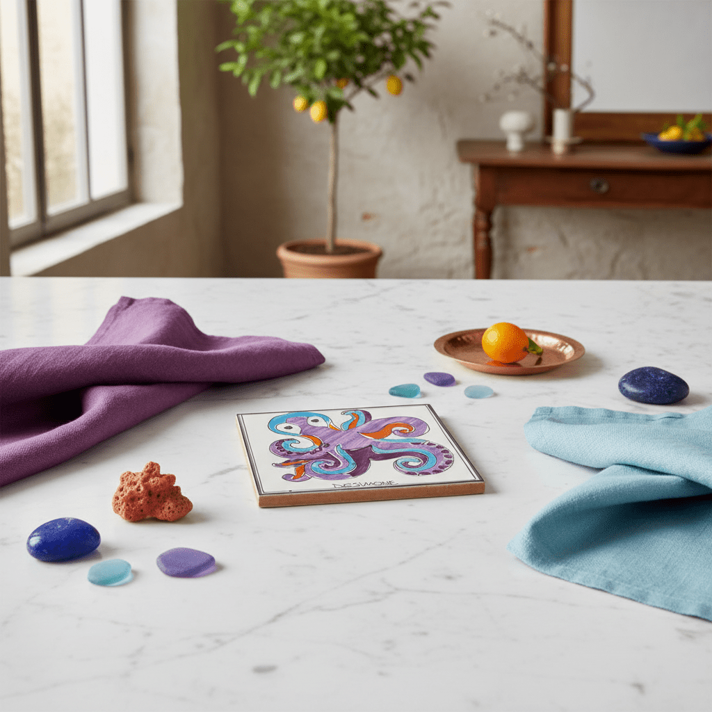 Piastrella Polpo - Sua Maestà Sicilia