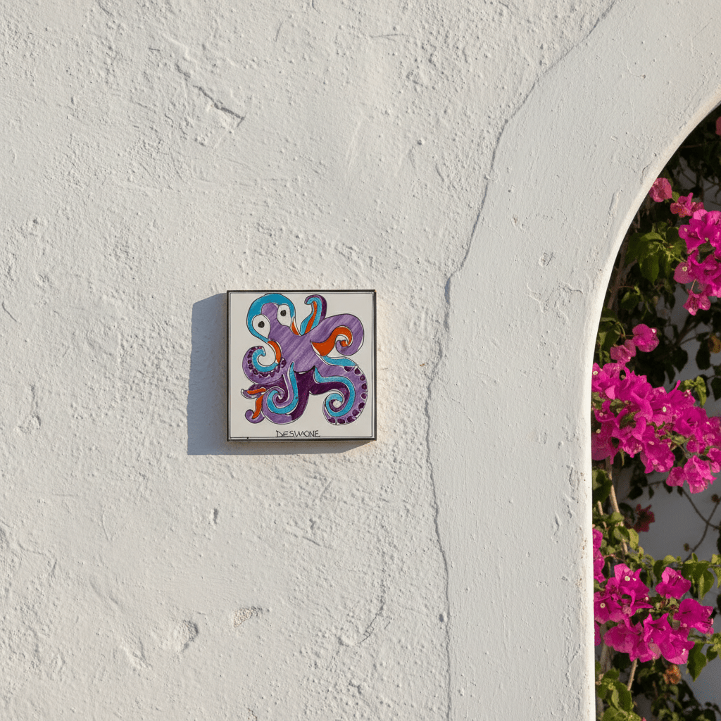 Piastrella Polpo - Sua Maestà Sicilia