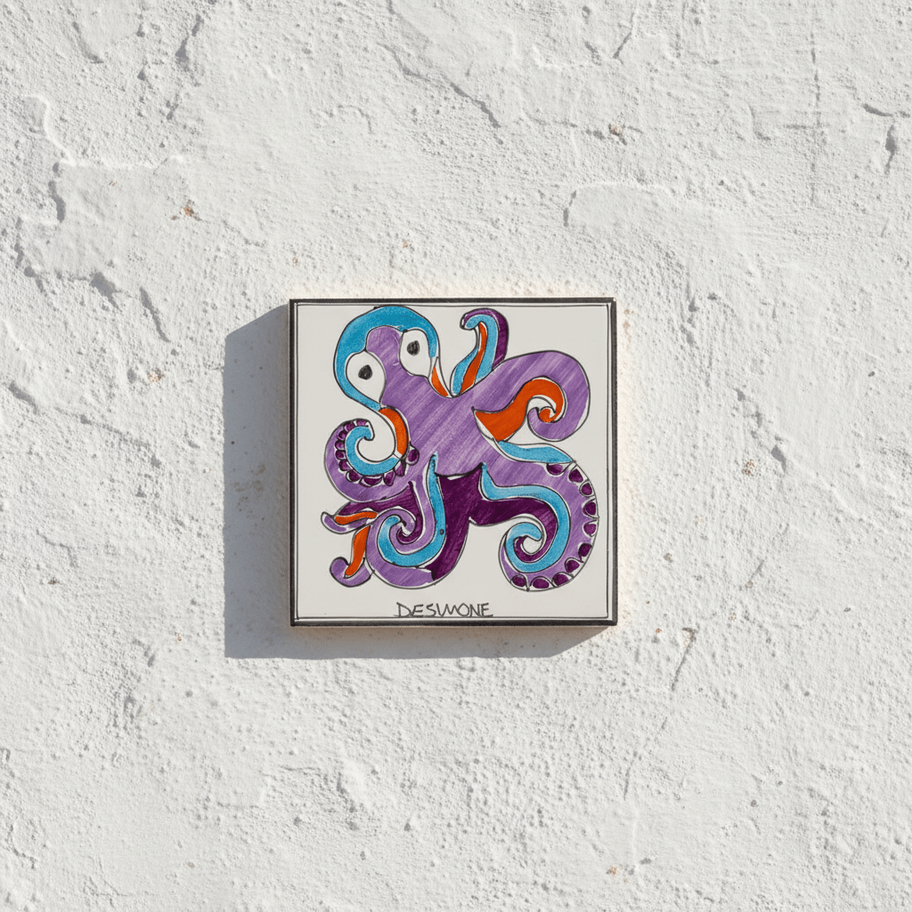 Piastrella Polpo - Sua Maestà Sicilia