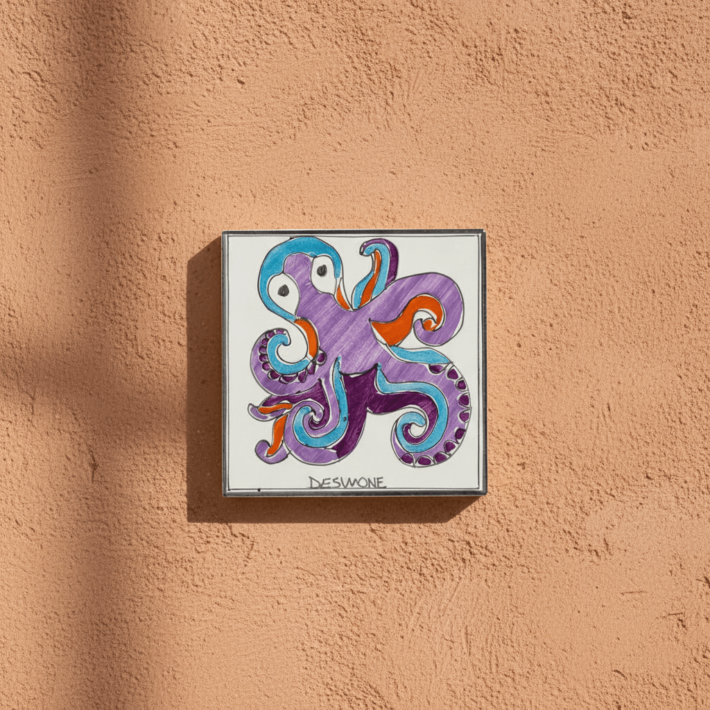 Piastrella Polpo - Sua Maestà Sicilia