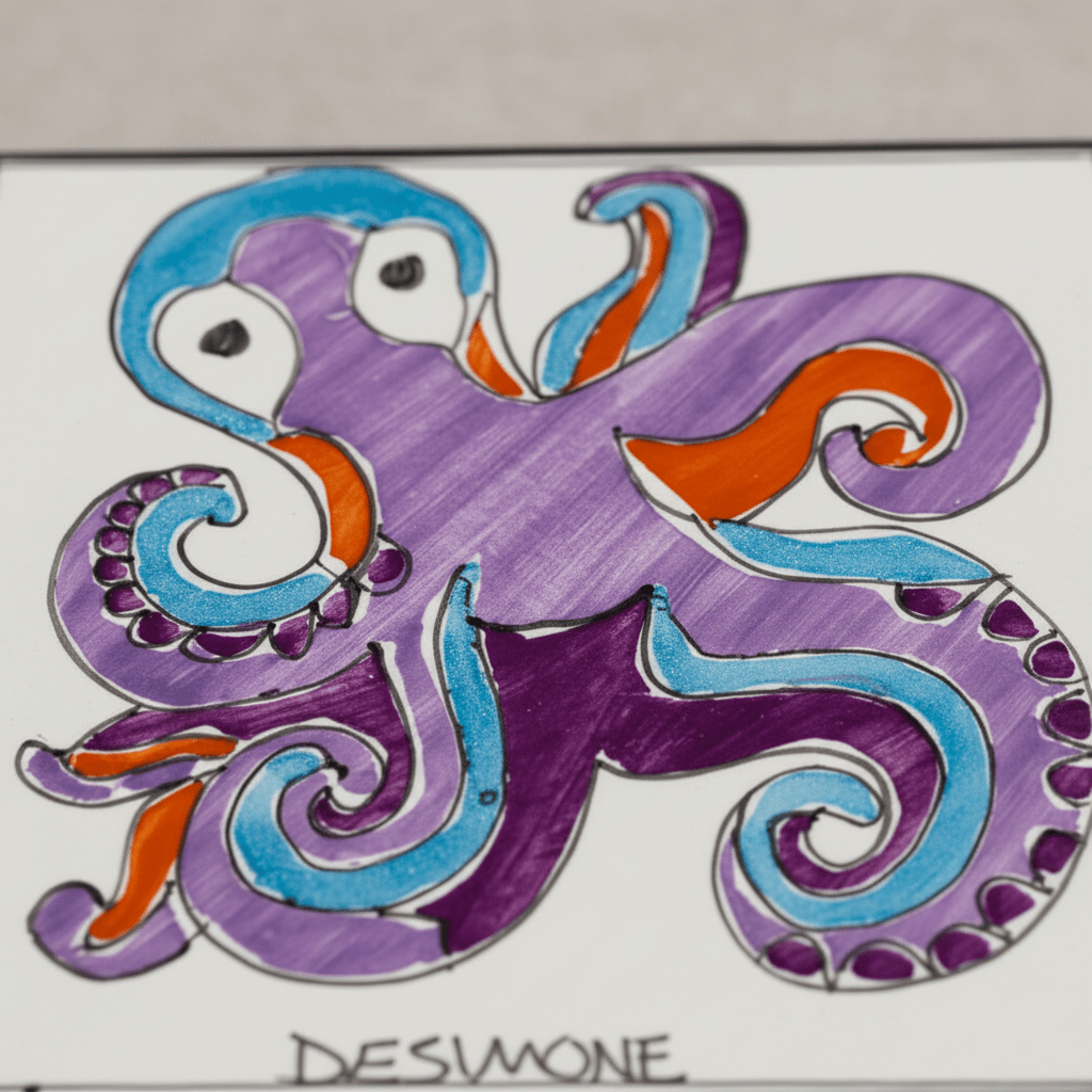 Piastrella Polpo - Sua Maestà Sicilia