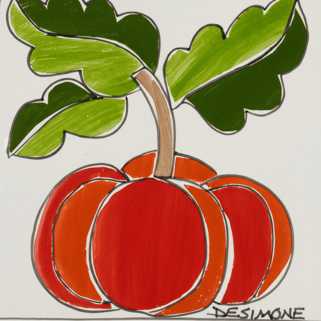 Piastrella Pomodoro - Sua Maestà Sicilia