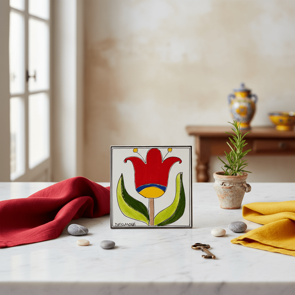 Piastrella Tulipano - Sua Maestà Sicilia