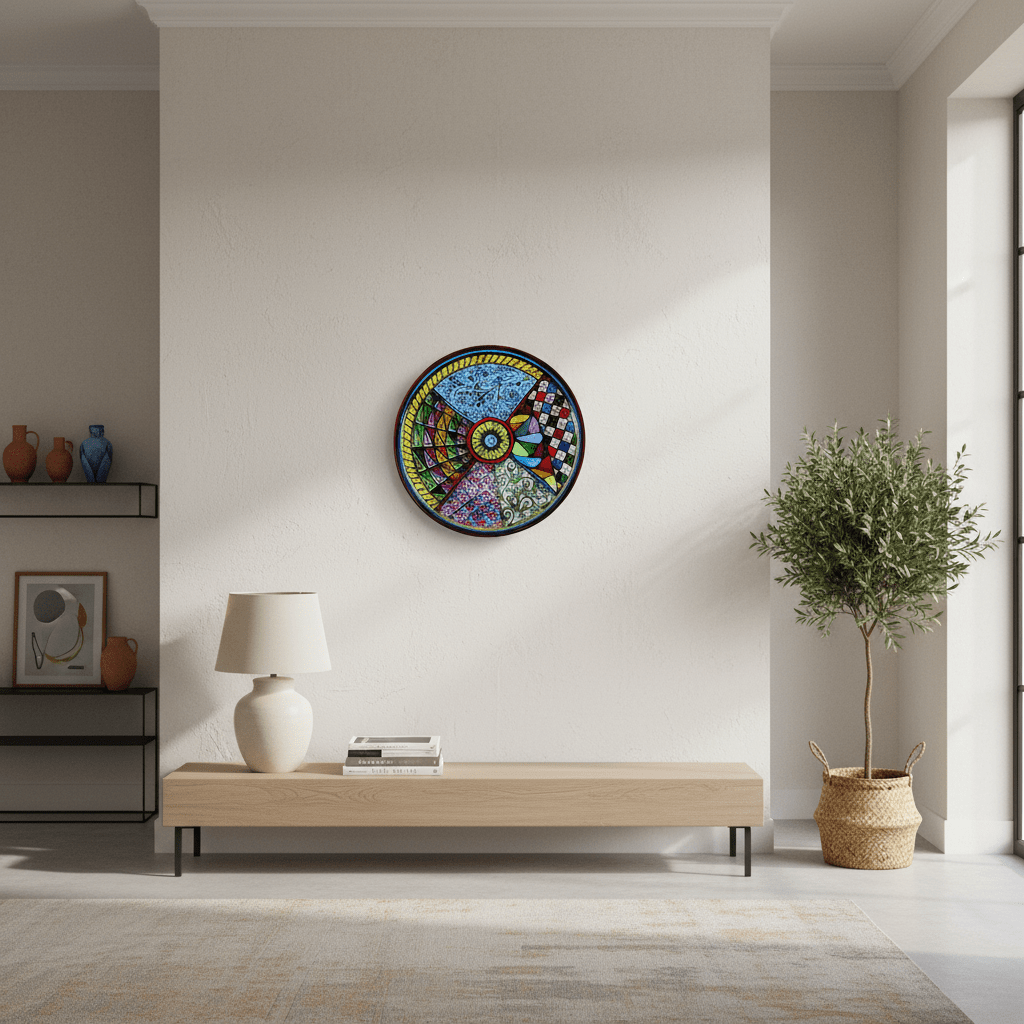 Piatto da murale Sicilyart - Sua Maestà Sicilia