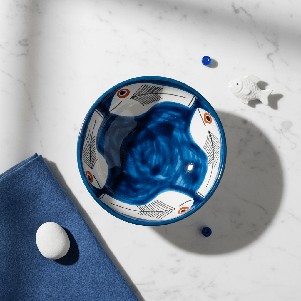 Piatto fondo tondo Itaca - Sua Maestà Sicilia