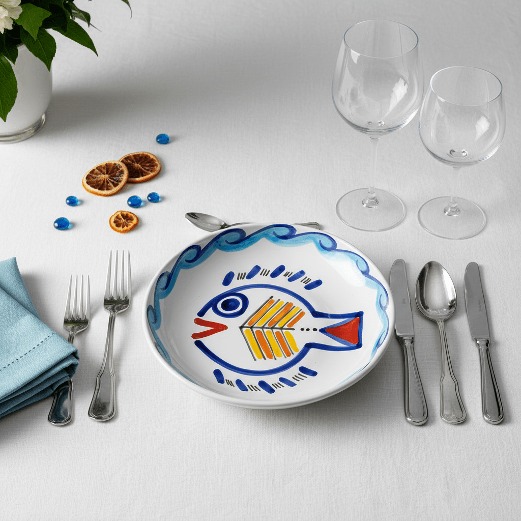 Piatto fondo tondo Levante - Sua Maestà Sicilia