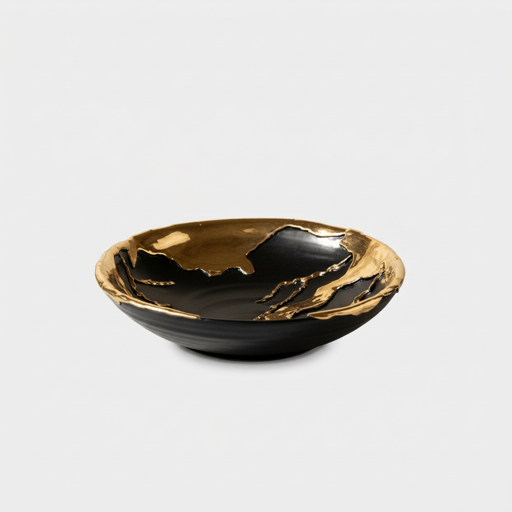 Piatto Oro Nero, 1 vista intera obliqua