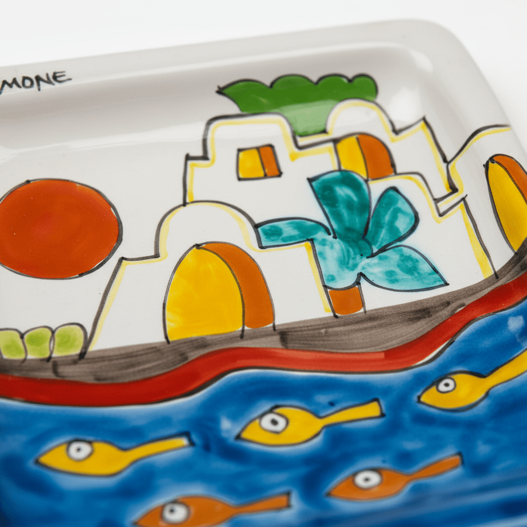 Piatto quadrato Dammusi - Sua Maestà Sicilia