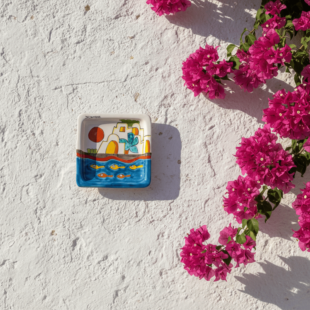 Piatto quadrato Dammusi - Sua Maestà Sicilia