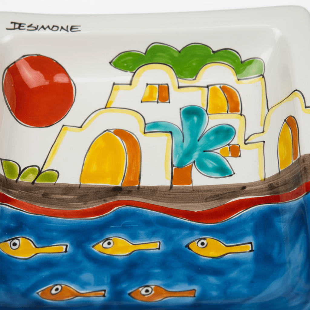 Piatto quadrato Dammusi - Sua Maestà Sicilia