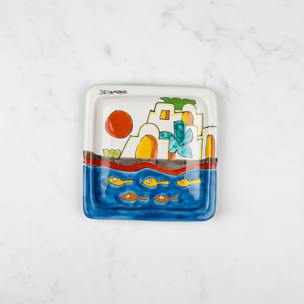 Piatto quadrato Dammusi - Sua Maestà Sicilia