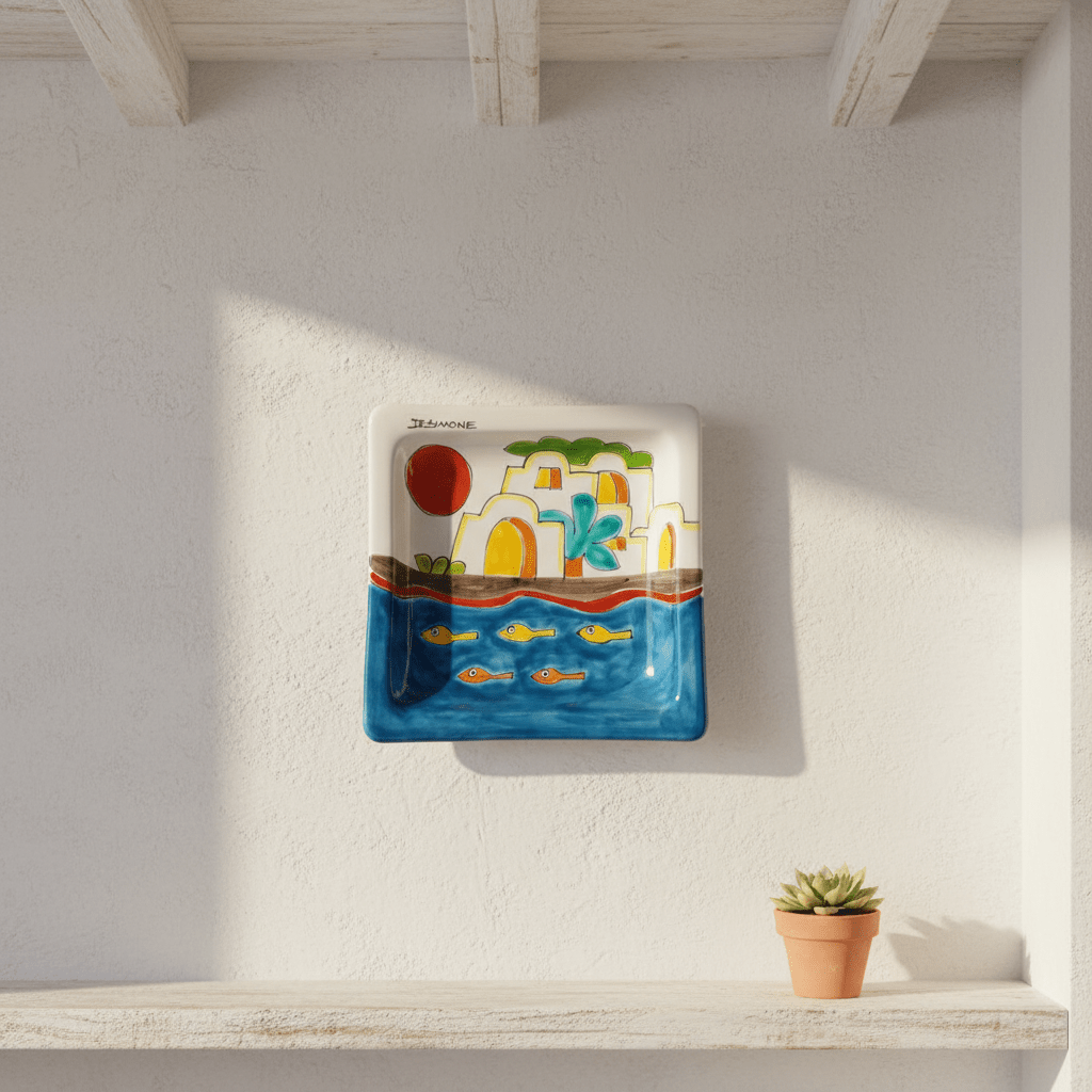 Piatto quadrato Dammusi - Sua Maestà Sicilia