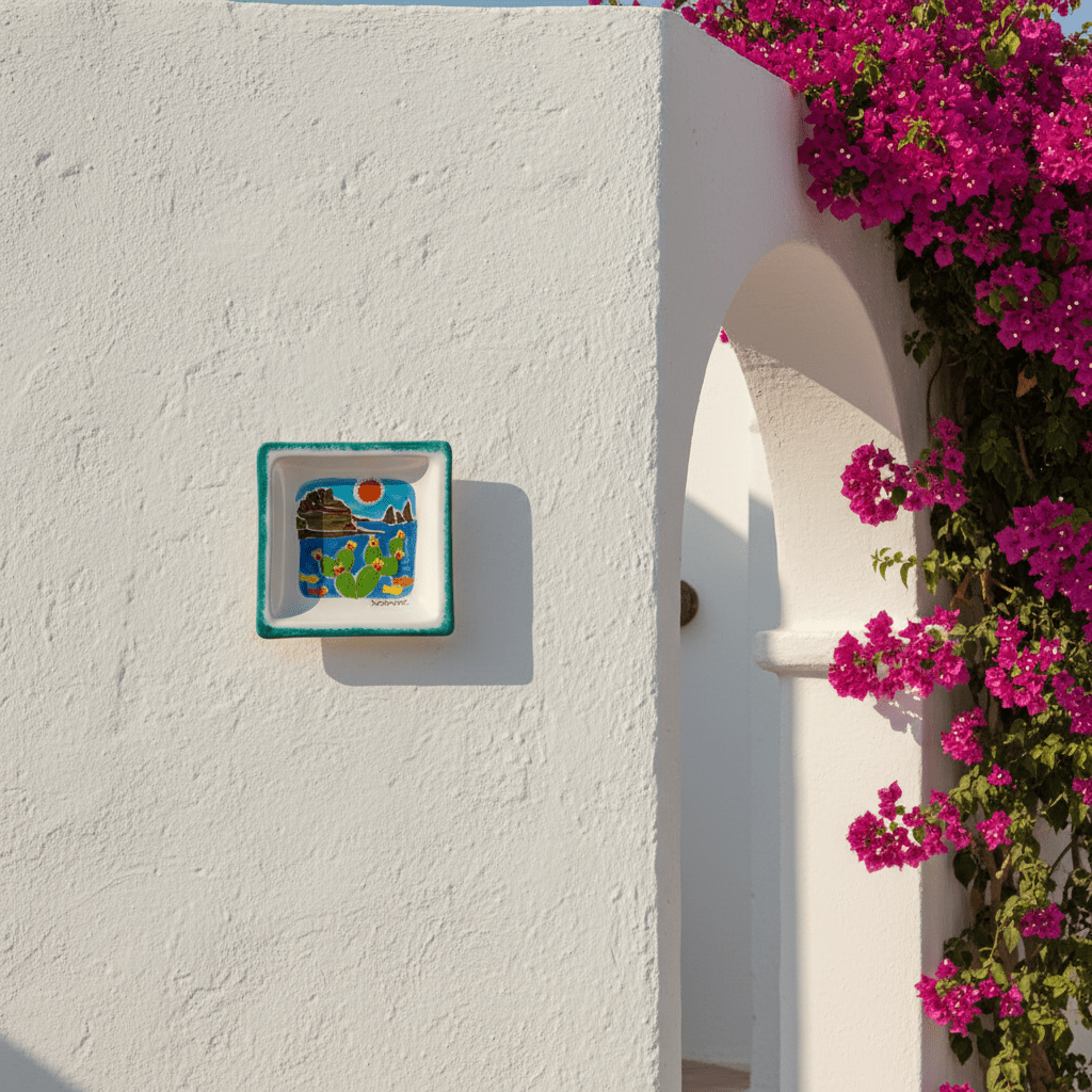 Piatto quadrato Isola - Sua Maestà Sicilia