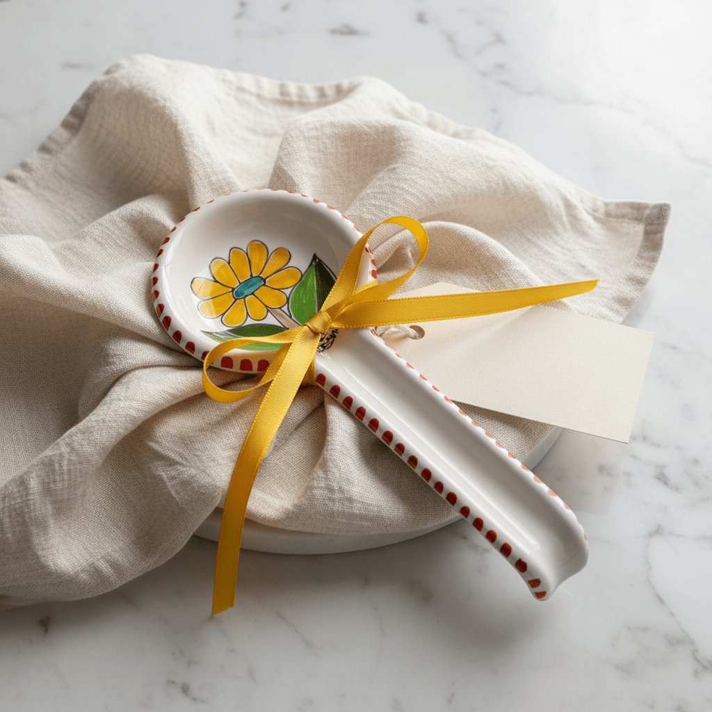 Poggiamestolo tondo Margherita - Sua Maestà Sicilia